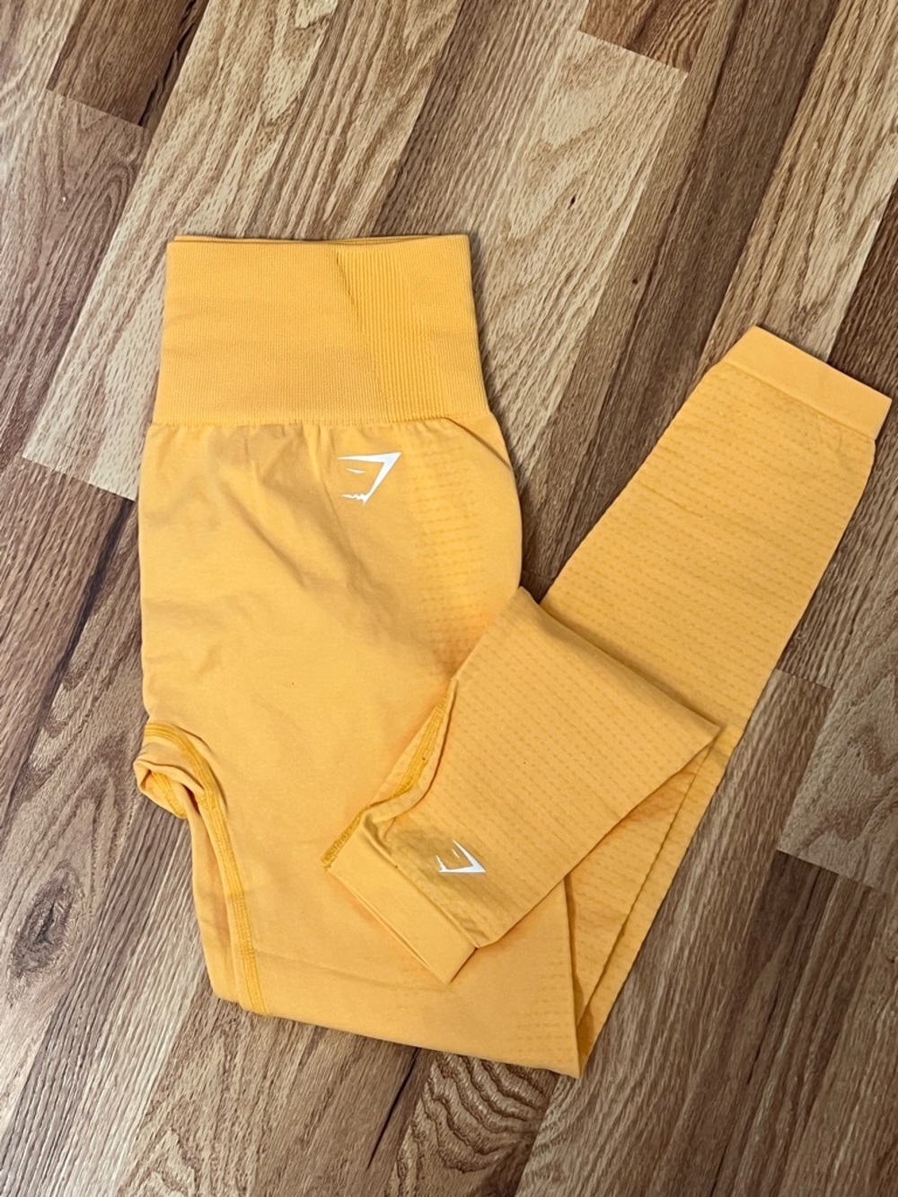 Gymshark High-Waist Seamless Leggings - yellow Orange